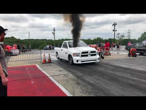 MPD Pro Street Cummins Nasty Burnout!