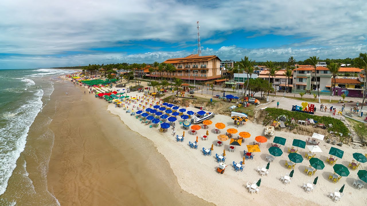 Passeio Virtual na Praia do Frances, Marechal Deodoro, Alagoas, Brasil