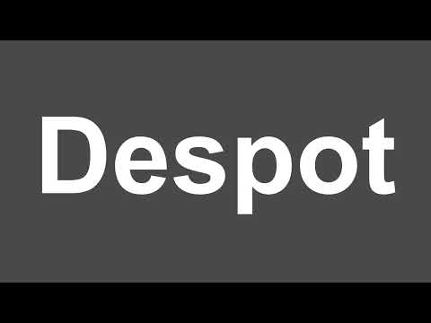 Despot pronunciation