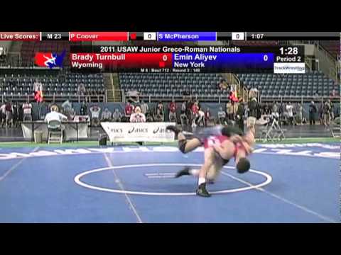 Junior Greco 140 - Brady Turnbull (WY) vs. Emin Aliyev (NY)
