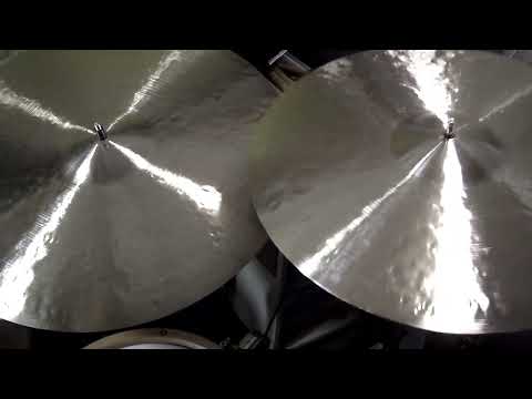 22 & 19 after more lathing, 2008g and 1525g - Craig Lauritsen Custom Cymbals