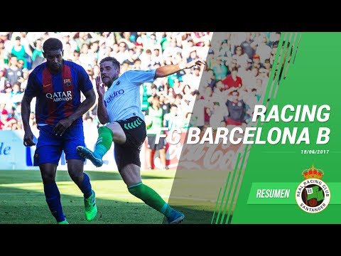 Resumen Racing FC Barcelona B 18 junio 2017