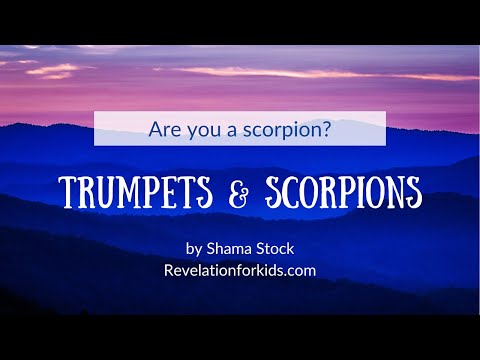 Trumpets & Scorpions - Revelation for Kids with Shama Stock