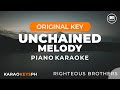 Unchained Melody Righteous Brothers Piano Karaoke