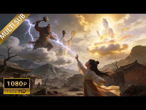 人间5年无雨，女孩硬闯天庭，霸气拦下雷公电母，以凡人之躯逆天行事！#古装 #短剧 #神话#传奇#逆袭