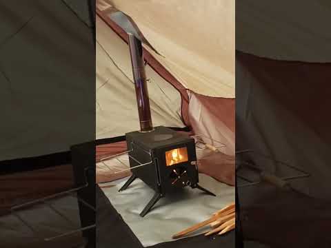 #Temu cheapest hot tent and wood stove #camping #tent #outdoors #campinglife #tenting