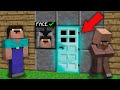 Minecraft NOOB vs PRO:ONLY NOOB CAN OPEN THIS DIAMOND DOOR WITH FACE SCANNER!Challenge 100% trolling