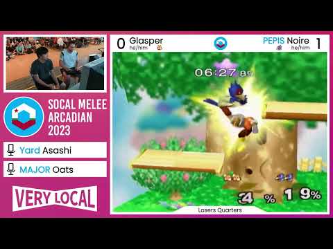 SoCal Melee Arcadian 2023 - Glasper (Fox) vs. Noire (Falco) -  Losers Quarters