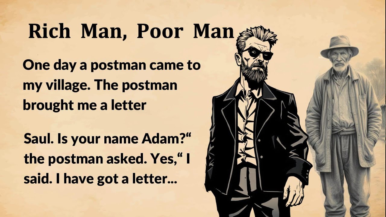 Learn English through Story Level 1 | Rich Man, Poor Man - english story with subtitles