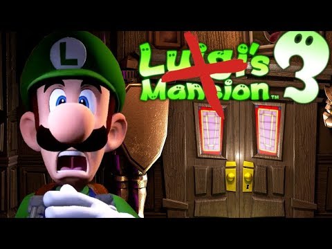 LUIGI'S MANSION 3!? Nah, Luigi's Basics in Ghostbusting and Death Staring [Baldi's Basics Meme Mod]