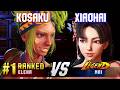 SF6 KOSAKU 1 Ranked Elena Vs XIAOHAI Mai High Level Gameplay