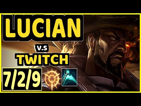 SAMUX (LUCIAN) vs TWITCH - 7/2/9 KDA BOTTOM ADC GAMEPLAY - EUW Ranked MASTER