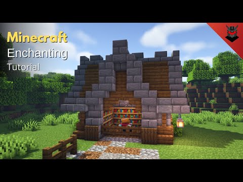 Minecraft: How to Build a Medieval Enchanting House | Enchanting House (Tutorial)