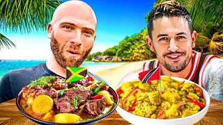 Trini Food vs Jamaican Food! Ultimate Caribbean Food Showdown!