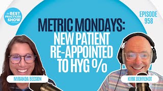 958: Metric Mondays: New Patient Re-Appointed to Hygiene Percentage – Miranda Beeson