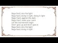 Atrocity - Rage Hard Lyrics