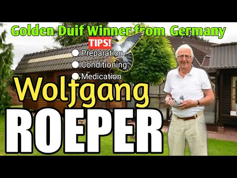 Golden Duif Winner - The German Legend WOLFGANG ROEPER.