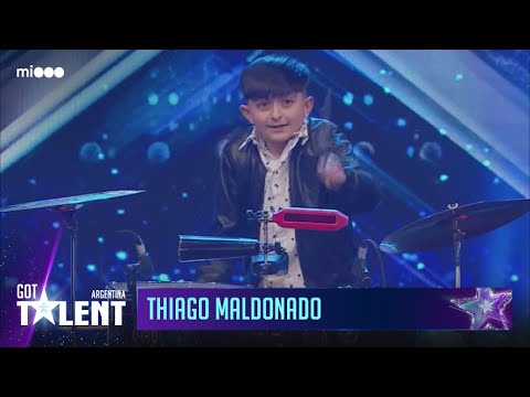 Thiago Maldonado de 12 años - Timbales | Audiciones | Got Talent Argentina 2023