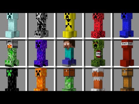 MINECRAFT'TA GİZLİ SÜPER CREEPERLAR