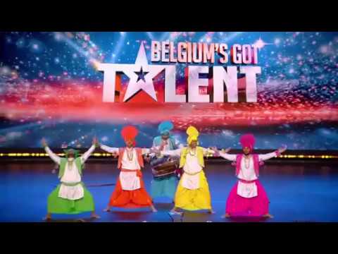 Amazing Indian Dance in VTM Belgium's Got Talent | Punjabi Bhangra Bollywood Dance