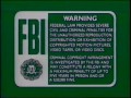 Green FBI Warnings 1991 1997