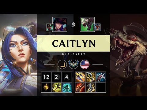 Caitlyn ADC vs Twitch - NA Challenger Patch 25.09