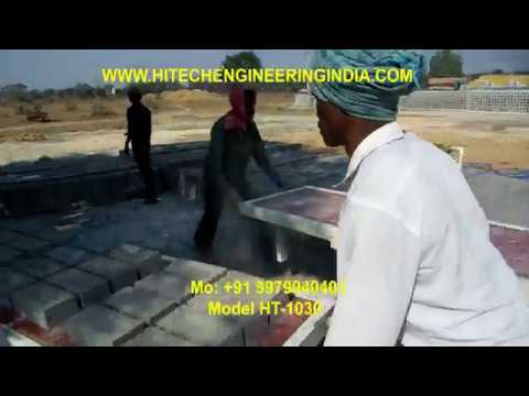 Concrete Brick Making Machine videos