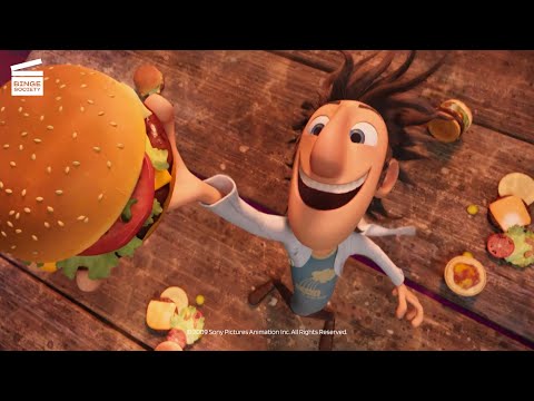 Tempête de Boulettes Géantes : Il pleut des burgers ! (CLIP HD)