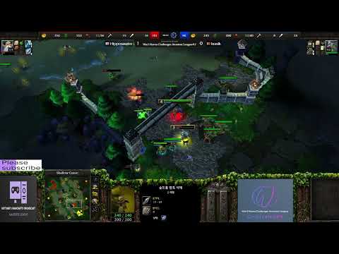 krasik (NE) vs Hipposaur (HM) 2match Quarter Final. 2nd War3 Korea Challenger Amateur League