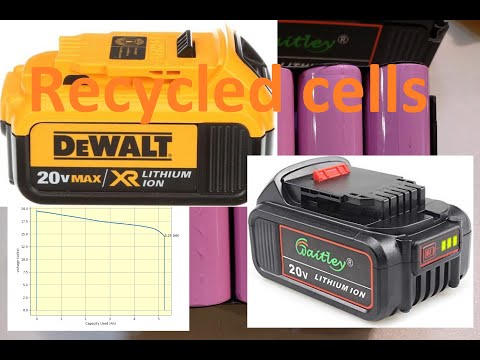 [22] Project - DeWALT 20V MAX Genuine vs Knock Off Battery Capacity Test