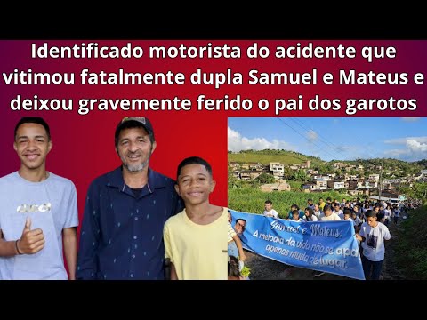 Motorista do acidente com a dupla Samuel e Mateus é identificado | Sepultamento em Corte de Pedra