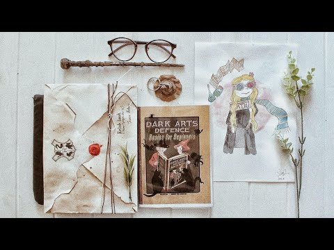 ϟ DIY Harry Potter Themed Back To School Supplies 2017 + GIVEAWAY  ♡ | Jessica Ralson ⚯ Video