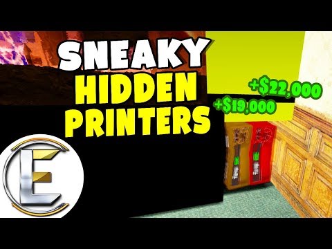 Sneaky Hidden Printers No One Finds Them! - Gmod DarkRP Life (Best Place To Hide Printers)