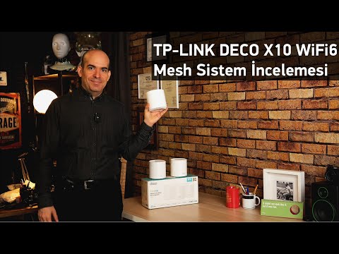 TP-Link Deco X10 (3-Pack) | Wi-Fi 6 Mesh Sistemi | AX1500 Mbps Hız | Fiber Uyumlu | Çift Bant | Gigabit Port | 120 Cihaz | 520 m² Kapsama Alanı | WPA3 | Mobil Uygulama ile Kolay Kurulum - Ürün Videosu