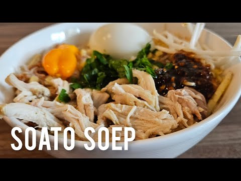 🇸🇷 Saoto Soep maken met zelfgemaakte Soato mix|Make Surinamese Soato Soup with Soato mix|