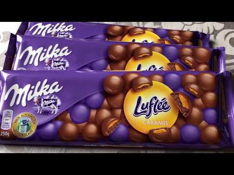 MILKA Luflée Caramel Schokolade Großtafel