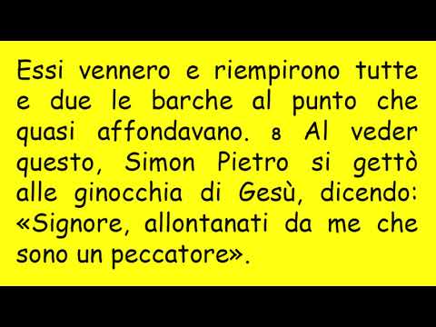 DIARIO SPIRITUALE MB 03/09/2020 - Luca 5,1-11