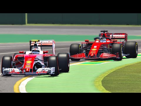 Ferrari F1 2020 vs Ferrari F1 2016 - Melbourne