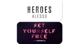 Mashup of Heroes and Set Yourself Free