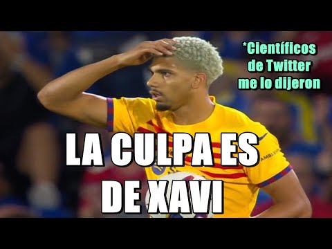 ARAUJO SE LESIONA Y COMO NO, LA CULPA ES DE XAVI | CONSEGUIRÁN ECHARLE COMO A PEP, LUCHO, CRUYFF...