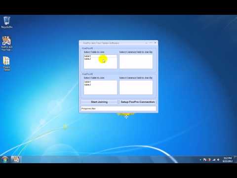 FoxPro Join Two Tables Software