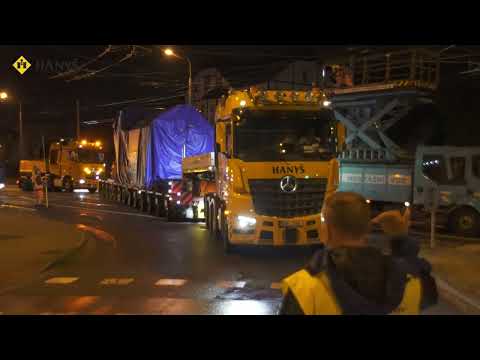 PŘEPRAVA 2× 107tunových MOTORŮ Z BERGEN ENGINES DO DĚTMAROVIC