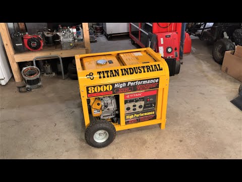 Titan Generator - Will Not Start
