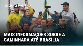 MAIS POLÍTICOS SE JUNTAM AO DEPUTADO NIKOLAS FERREIRA EM CAMINHADA ATÉ BRASÍLIA