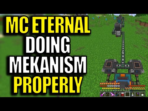 Minecraft MC Eternal Modpack Chapter 2 Ep 57 - Mekanism Gas Done Properly