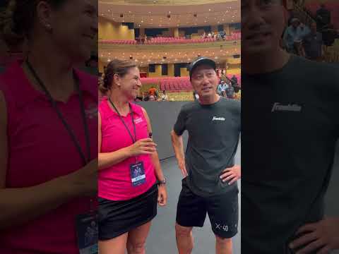 Pickleball in the Sun chats with Michael Chang at The Pickleball Slam