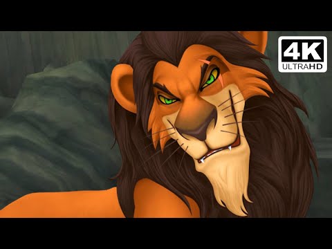 Kingdom Hearts 2 Final Mix PC - Scar Boss Fight (4K)