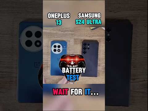 🔋Samsung S24 Ultra vs 🔋OnePlus 13 Ultimate Battery Drain Test!!