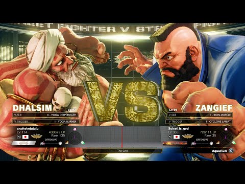 SFV Champion Edition 🔥 arattokejujuju (Dhalsim) Vs ASASE (Zangief) 🔥 Online Match's 04-13-2023