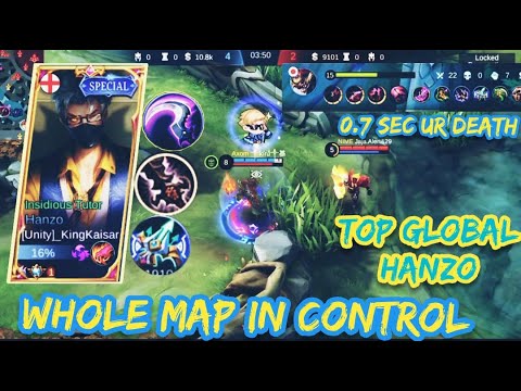 22 kills No Death!! Hanzo 0.7 Sec Delete Build-. Top 1 Global Hanzo Build -MLBB